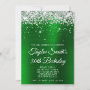 Search for green 30th birthday invitations Luxury