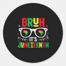 Search for bruh stickers Juneteenth