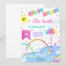 Search for splash pad birthday invitations For kids