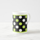 Search for black and white polka dot mugs Pattern