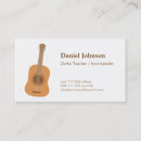 Search for stringed instrument business cards Teacher