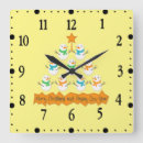 Search for happy new year clocks Christmas tree