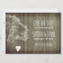 Search for heart tree wedding invitations Wood