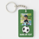 Search for soccer rectangular key rings Black and white