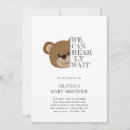 Search for cute teddy bear baby shower invitations Woodland