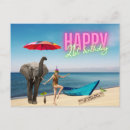 Search for funny beach birthday cards Vintage