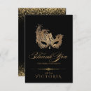 Search for masquerade thank you cards Mask
