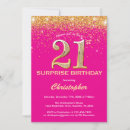 Search for hot pink 21st birthday invitations Twenty first birthday