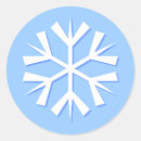 Search for snowflakes stickers Blue