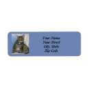Search for tabby cat return address labels Cute