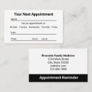 Search for reminder appointment cards Your next appointment