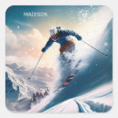 Search for skier stickers Downhill