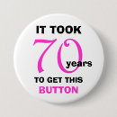 Search for 70 birthday badges Seventieth