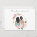 Search for watercolor bridesmaid cards Be my bridesmaid
