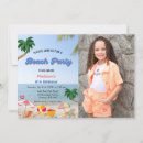 Search for tropical birthday invitations Typography