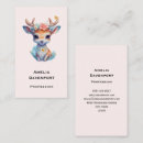Search for deer business cards Doe