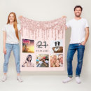 Search for 21st birthday blankets Blush pink