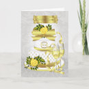 Search for anniversary cake invitations Golden