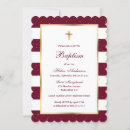 Search for burgundy christening invitations Girl