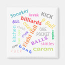 Search for billiard magnets Snooker