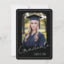 Search for 4x6 high school graduation invitations Black and white