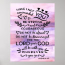 Search for joshua 1 9 posters Be strong and courageous