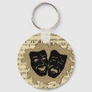 Search for theatre mask key rings Musical