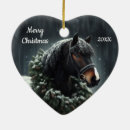 Search for horses christmas tree decorations Black horse