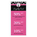 Search for black damask rack cards Pink