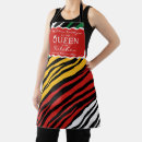 Search for green black stripe aprons For her