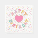 Search for letter napkins Pink