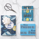 Search for prince wrapping paper Blue