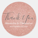 Search for sparkle thank you stickers Rose gold