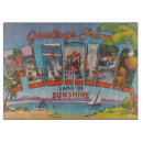 Search for retro board postcards Florida
