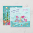 Search for haired square invitations Mermaid