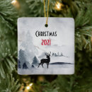 Search for stag christmas tree decorations Pine trees