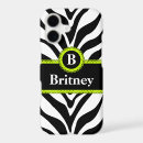 Search for zebra print monogram name electronics Animal