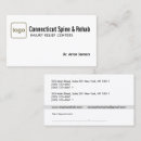 Search for chiropractic business cards Professional