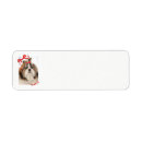 Search for shih tzu return address labels Pet