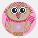 Search for girly owl stickers For her