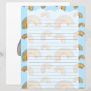 Search for rainbow stationery paper Cute