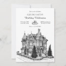 Search for architectural invitations Vintage