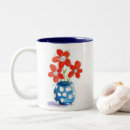 Search for floral polka dots mugs Blue