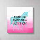Search for pink glitter canvas prints Inspirational