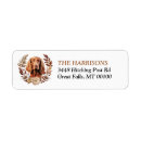 Search for hunting return address labels Dog