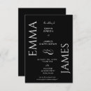 Search for script font wedding invitations White