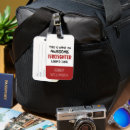 Search for firefighter luggage tags Funny