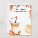 Search for spice thank you cards Latte