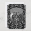 Search for elegant gothic wedding invitations Stylish