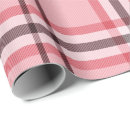 Search for pink plaid wrapping paper Trendy